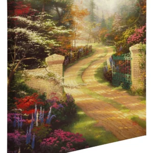 Spring Gate - 20" x 20" Gallery Wrapped Canvas