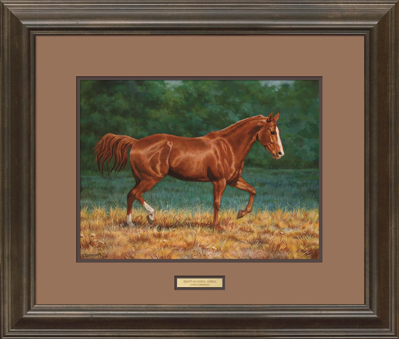 That's My Horse - Quarter Horse - Sorrel - Limited Edition Paper