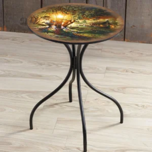 The Colours of Spring - 18" Metal Side Table