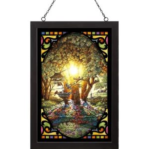 The Colours of Spring - 20" x 14" Stained Glass Art