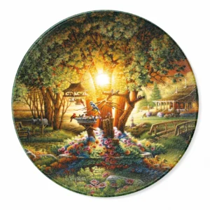 The Colours of Spring - Round Cutting Board