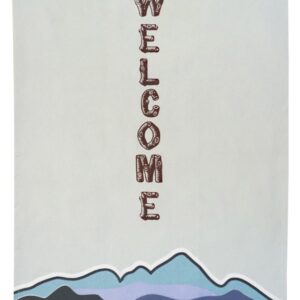 Welcome Mountains Kitchen Towel (Pack of 6)