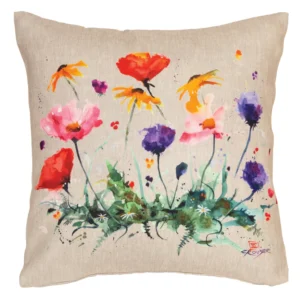 Wildflowers Outdoor Pillow 18″ x 18″ (Set of 2)