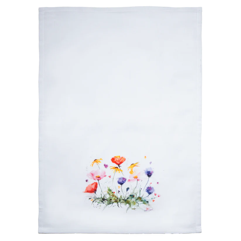 Wildflowers Tea Towel