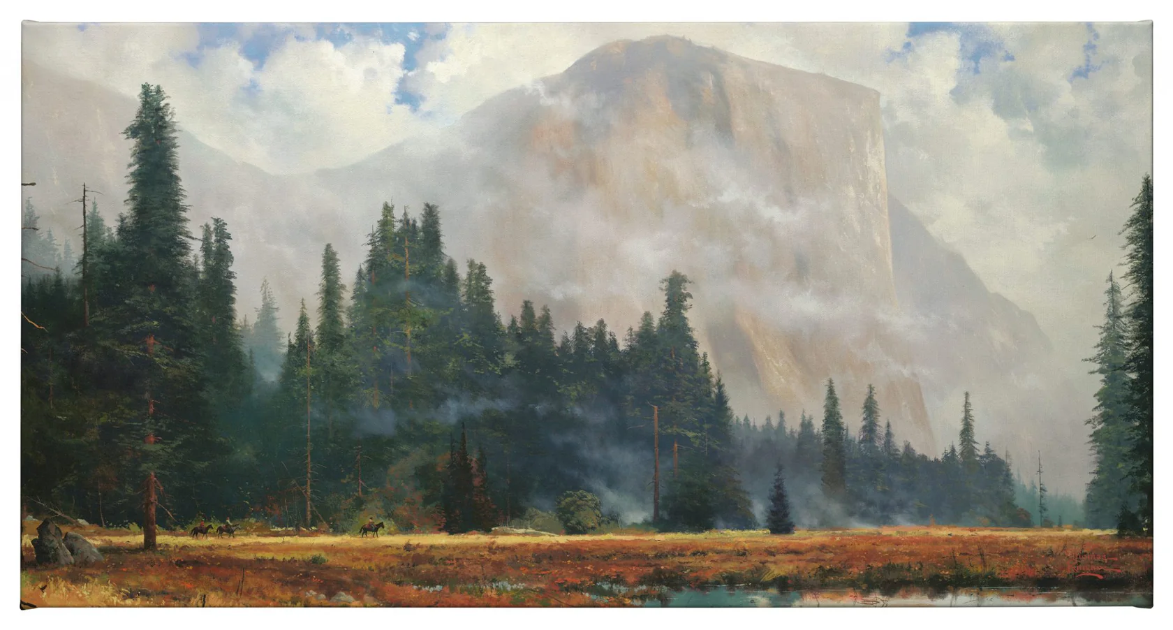 Yosemite Meadow - 16" x 31" Gallery Wrapped Canvas