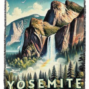 Yosemite National Park Blanket 72″ x 54″