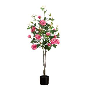 4’ Artificial Rose Tree
