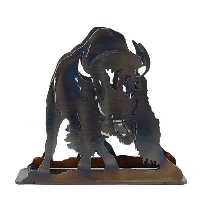 Buffalo Charging Napkin Holder