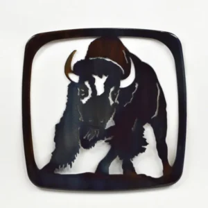 Buffalo Charging Trivet