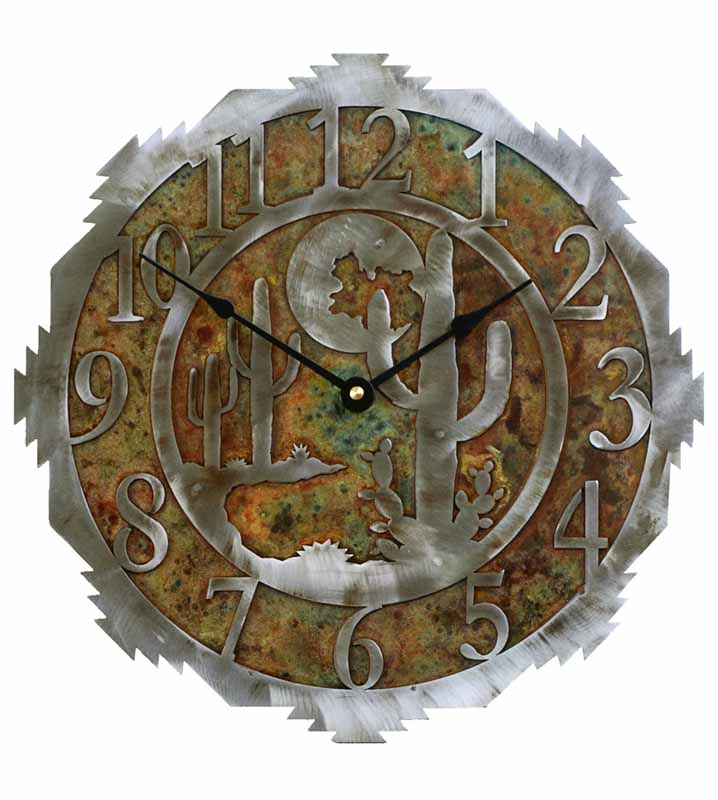 Desert Moon 12" Clock