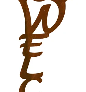 Desert Moon Welcome Sign Vertical