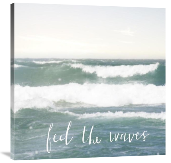 Feel the Waves Gallery Wrapped Canvas