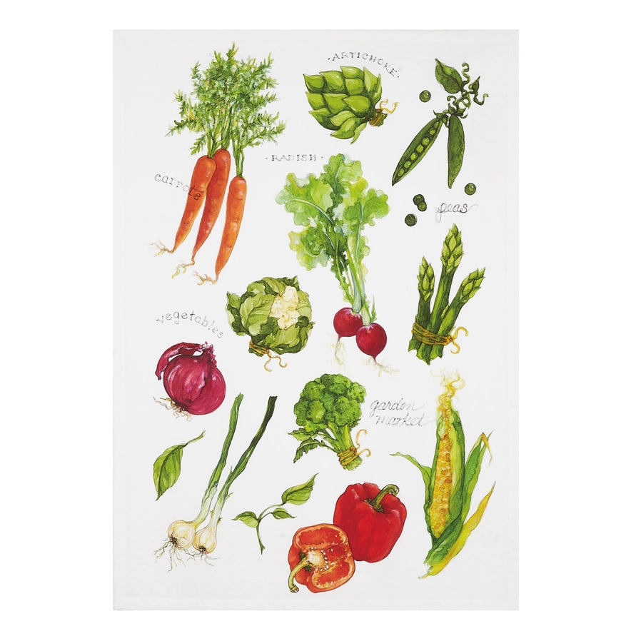 Field Guide Market Printed Kitchen Towel - Pack of 4