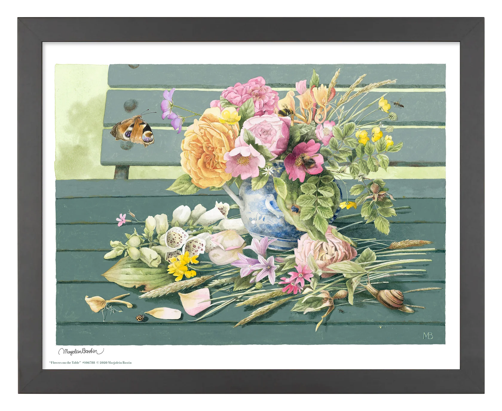 Flowers on the Table - 11″ x 14″ Art Print