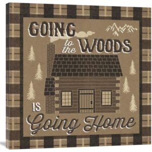 Going to the Woods Is Going Home – Gallery Wrapped Canvas