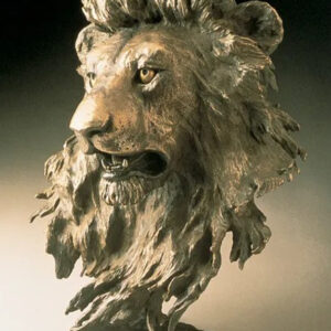 Guardian of the Plains - Lion - Sculpture by Mark Hopkins