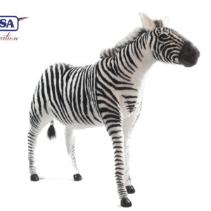 Hansa Zebra Life Size 57.5"L x 44.5"H