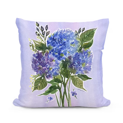 Hydrangea Trio Pillow