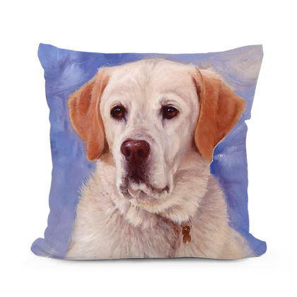 Labrador Yellow Pillow
