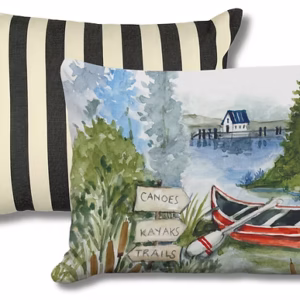 Pillow Bundle - True Black + Lake Canoe (19x24")
