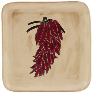 Mara Stoneware 8" Salad Plate - Chili