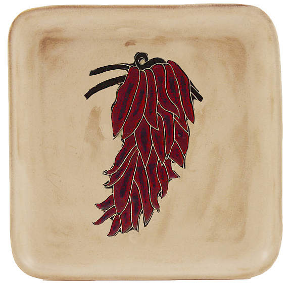 Mara Stoneware 8" Salad Plate - Chili