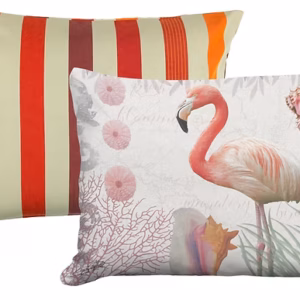 Pillow Bundle - Cristina Stripe + Flamingo Sealife Medley (19x24")