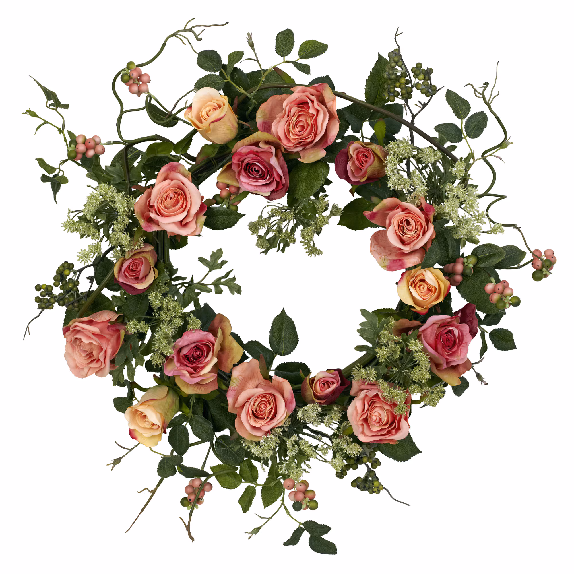 20" Rose Wreath