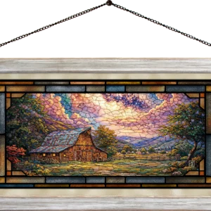 Under Heaven's Canopy - 13″ x 23″ Stained Glass Art