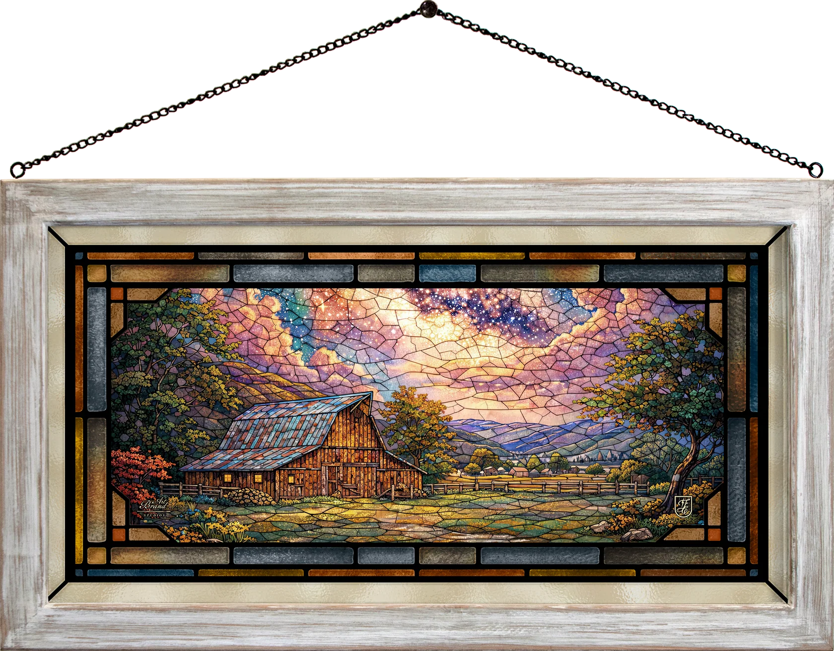 Under Heaven's Canopy - 13″ x 23″ Stained Glass Art
