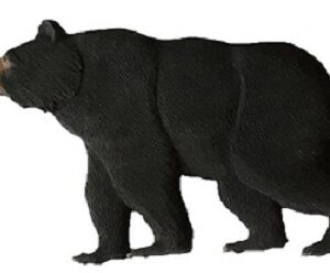 Walking Bear Intarsia Wood Wall Art – 17" x 10"