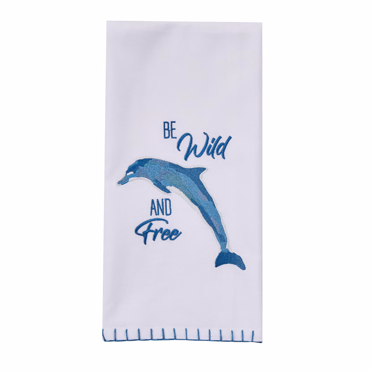 Wild and Free Decorative Dishtowel - Dolphin - Set of 4