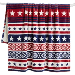 Wrangler® Western Sky Plush Sherpa Throw