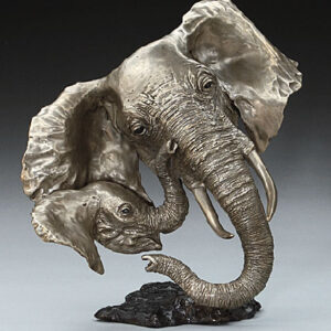 Young One - African Elephant - Sculpture by Mark Hopkins