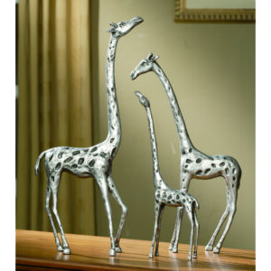 3 Piece Giraffe Family Figurine Set