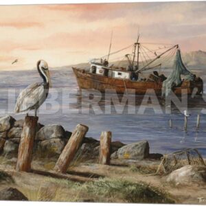 Alejandra Rides Out - Pelican - 24″ x 18″ Gallery Wrapped Canvas