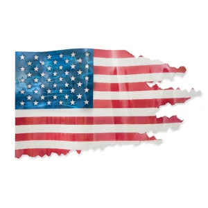 American Flag Metal Wall Art