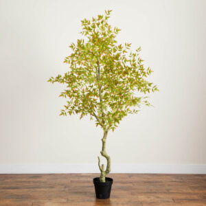 Autumn Nandina Artificial Fall Tree 7'