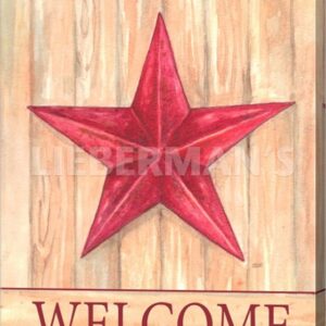 Barn Star Welcome - Gallery Wrapped Canvas