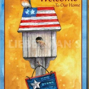 Bluebird American Welcome - Gallery Wrapped Canvas