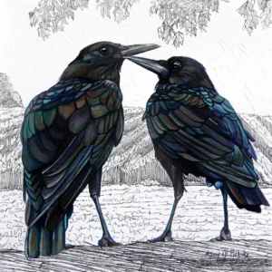 By My Side - Ravens - Poster Paper