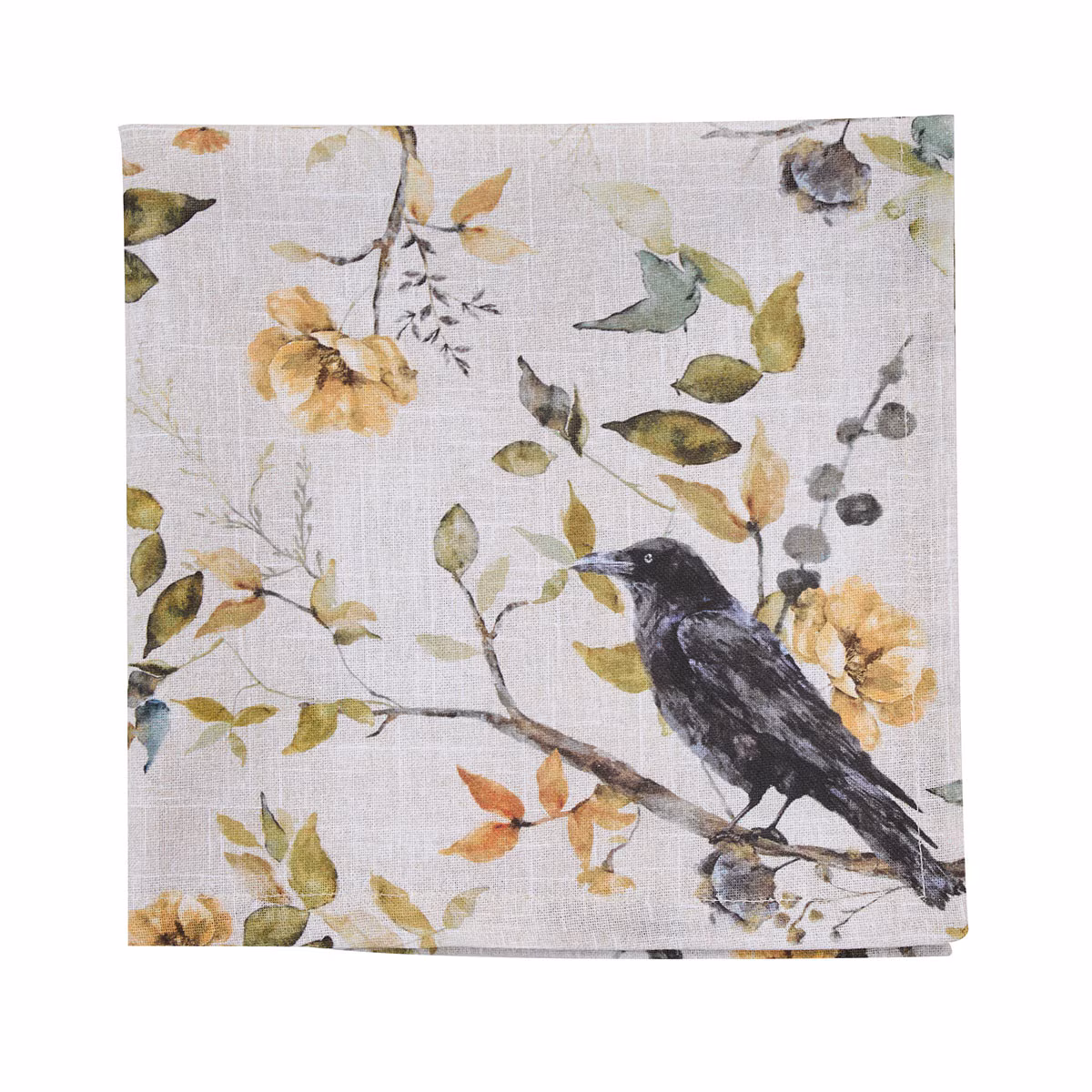 Charming Crow Napkin - Set of 4