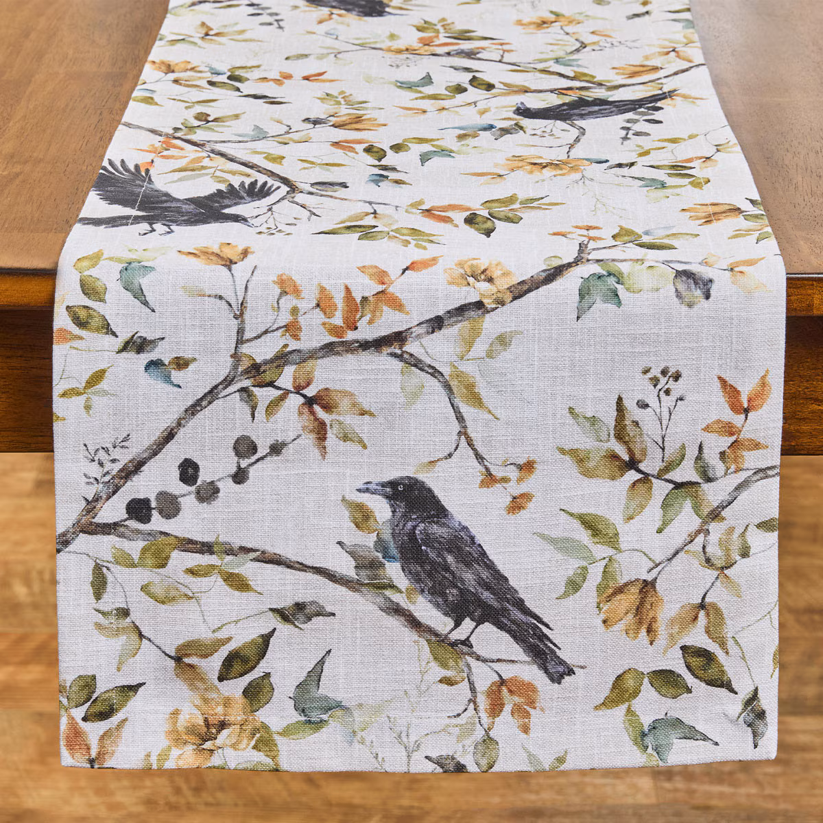 Charming Crow Table Runner