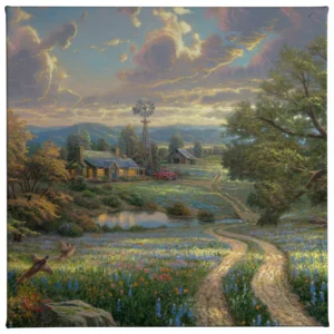 Country Living - 14" x 14" Gallery Wrapped Canvas