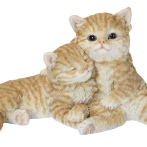Couple Cat - Orange - Sculpture