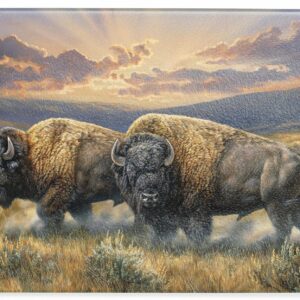 Dusty Plains - Bison - 15.25" x 11.25" Cutting Board
