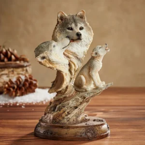 Family Song Wolves - Sculpture