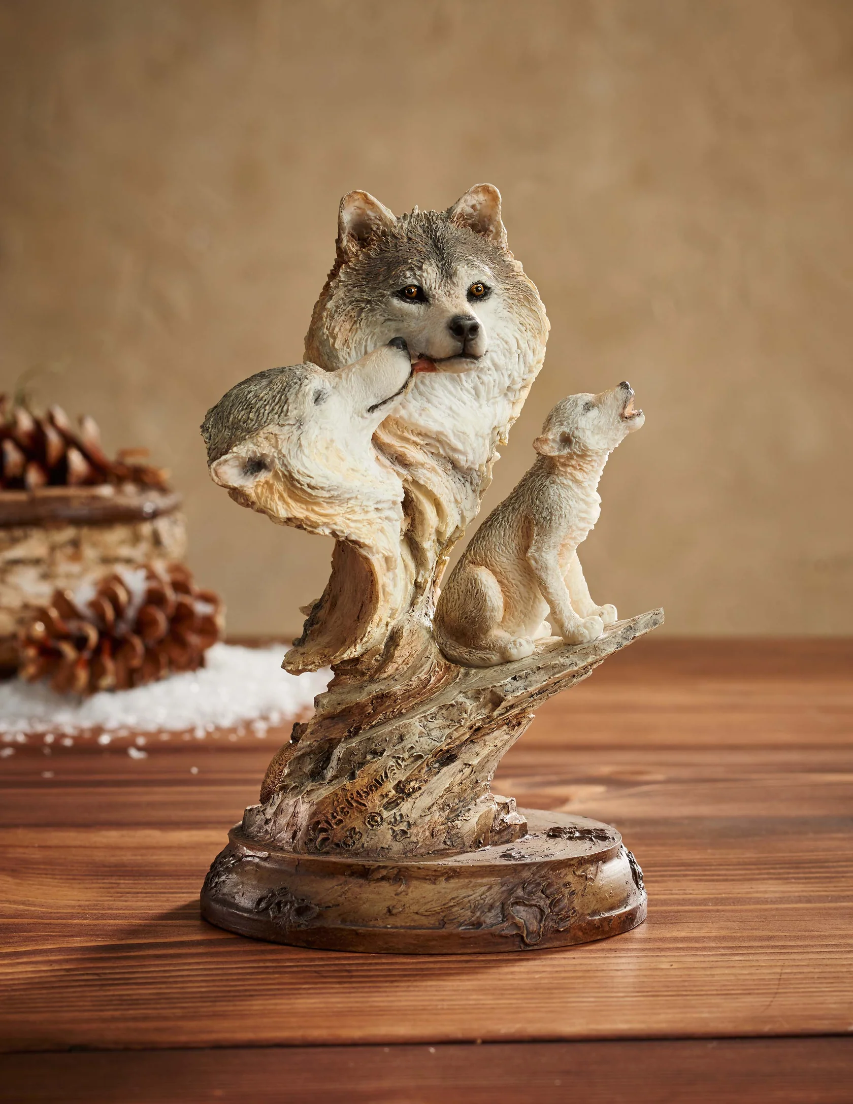 Family Song Wolves - Sculpture