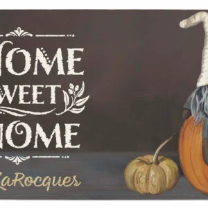 Gnome Sweet Gnome - 2' x 4' Personalized Floor Mat