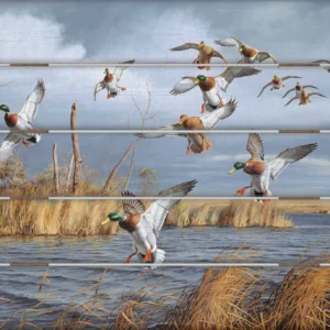 Greenhead Alert Mallards 18" x 22" Pallet Wall Art - Official Ducks Unlimited Art